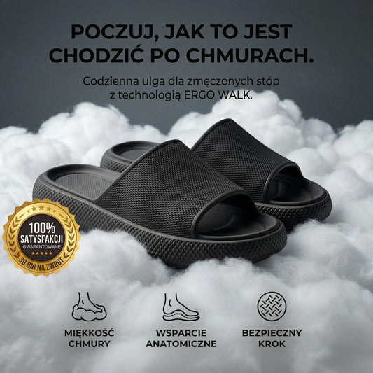 ErgoWalk Cloud - Klapki Przynoszące Ulgę w Bólu Stóp
